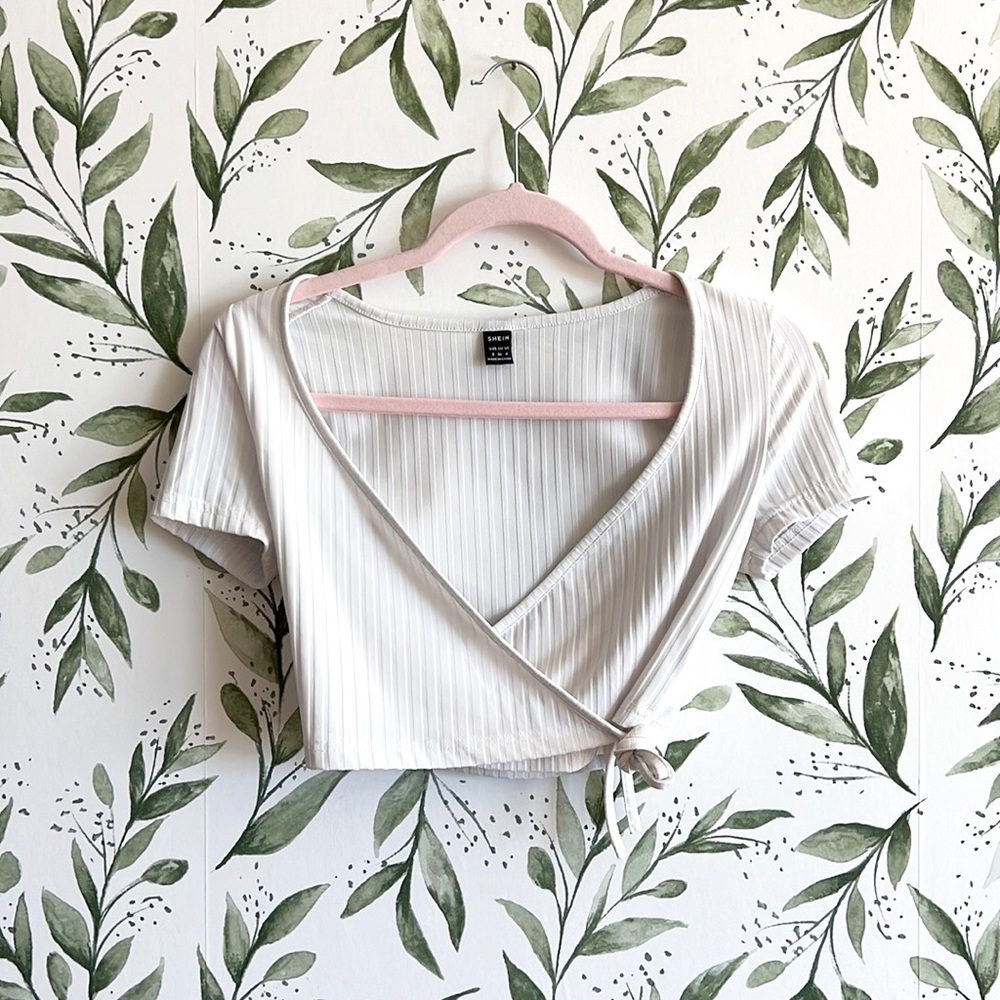 SHEIN White Crop Top | Size S